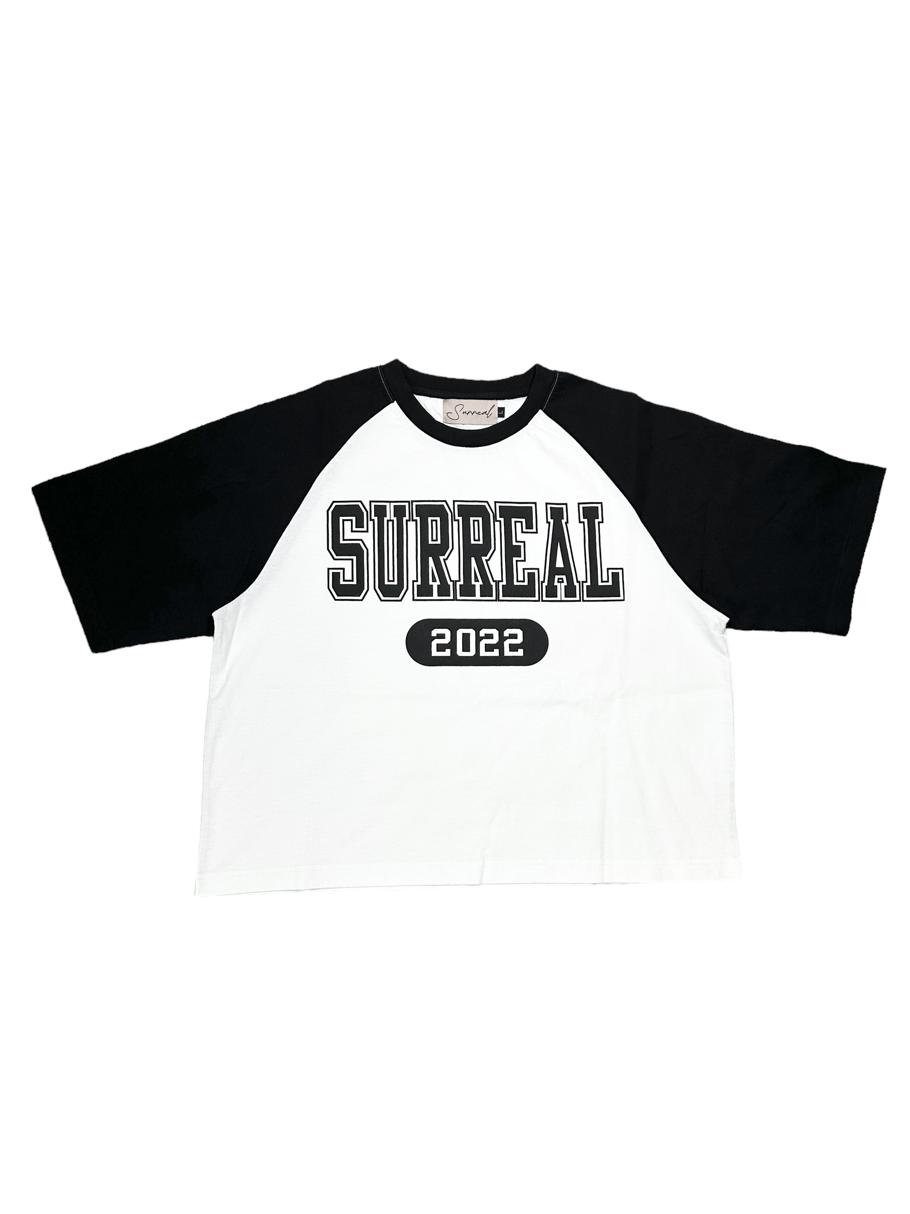 CROP "SURREAL JERSEY TEE"